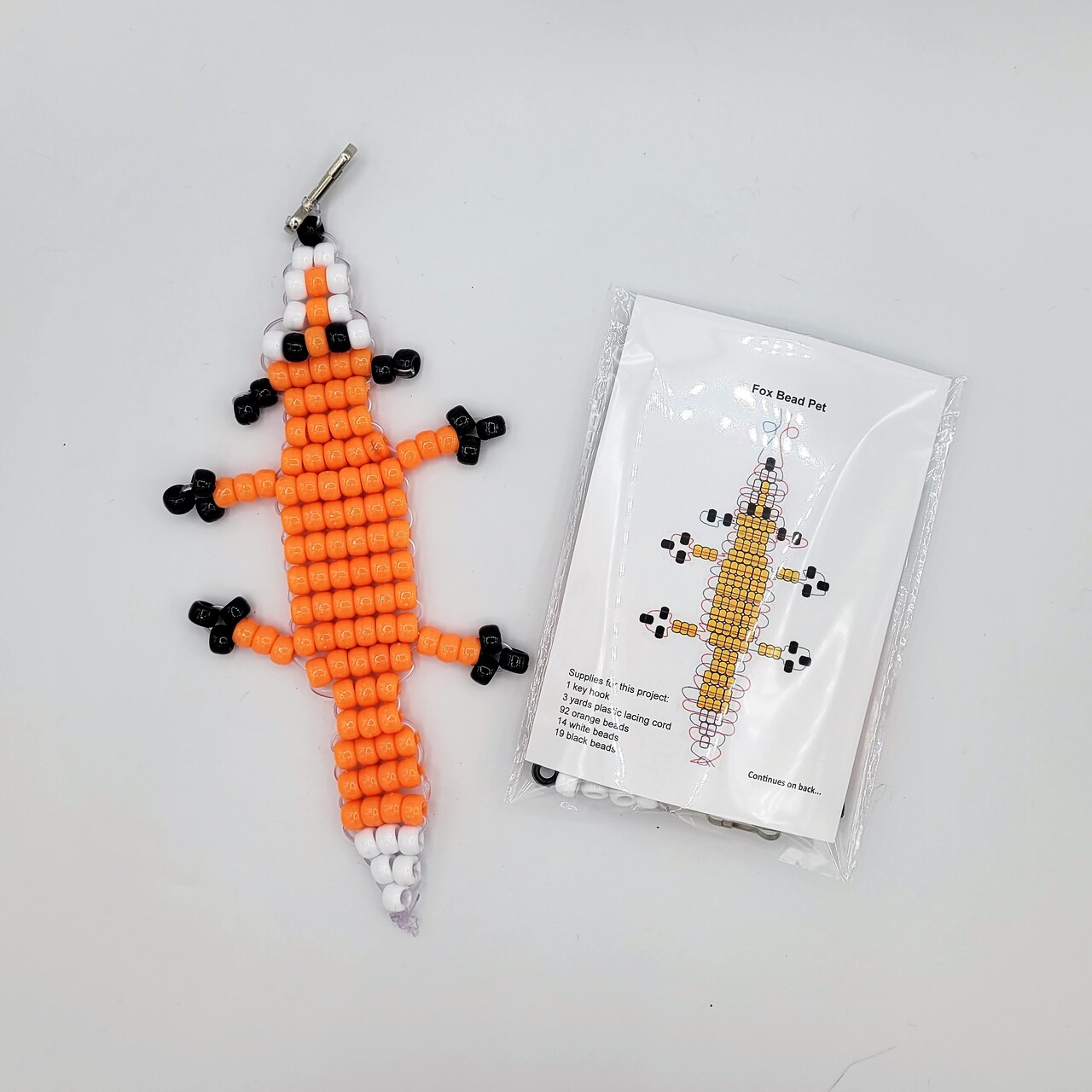 Ink and Trinket Kids Woodland Bead Animal Craft Kit, Individually Wrapped Party Favor